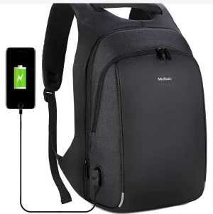 Bolsa de computadora con puerto de carga