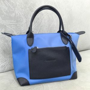 Manijas de cuero de bolsas de nylon