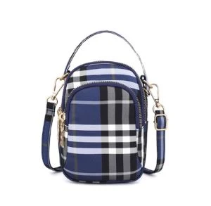 Bolso de nylon estampado de nylon cruzado