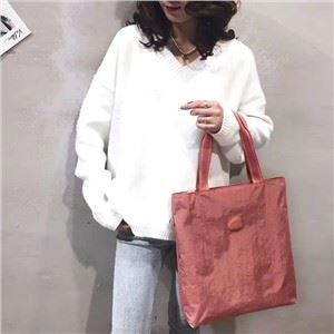 Bolso de hombro ligero de color de nylon macaron para mujeres
