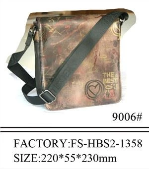 Impresión de bolso de hombro de cuero China