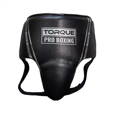 Protector de ingle de cuero de boxeo para hombres